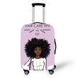 Load image into Gallery viewer, Nopersonality African Art Girl Travel Accessories Luggage Cover Suitcase Protection Baggage Dust Cover Stretch Fabrics 18-30inch