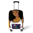 Load image into Gallery viewer, Nopersonality African Art Girl Travel Accessories Luggage Cover Suitcase Protection Baggage Dust Cover Stretch Fabrics 18-30inch