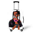 Load image into Gallery viewer, Nopersonality African Art Girl Travel Accessories Luggage Cover Suitcase Protection Baggage Dust Cover Stretch Fabrics 18-30inch