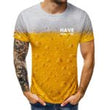 Load image into Gallery viewer, Beer Cola Bubble Print T-Shirt