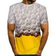 Load image into Gallery viewer, Beer Cola Bubble Print T-Shirt