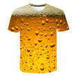 Load image into Gallery viewer, Beer Cola Bubble Print T-Shirt