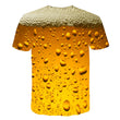 Load image into Gallery viewer, Beer Cola Bubble Print T-Shirt