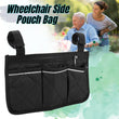 Load image into Gallery viewer, Outdoor Wheelchair Side Pouch Storage Bag Armrest Pocket Organizer Holder Pack