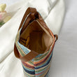 Load image into Gallery viewer, Multicolored Straw Shoulder Bag