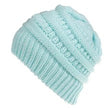 Load image into Gallery viewer, Knitted Wool Ponytail Beanie Hat