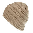 Load image into Gallery viewer, Knitted Wool Ponytail Beanie Hat