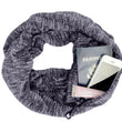 Load image into Gallery viewer, Multi-Functional Storage Zipper Scarf