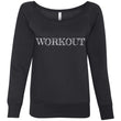 Load image into Gallery viewer, WORKOUT Women's Fleece Wideneck Sweatshirt (6 colors) - The Sweetest Tee