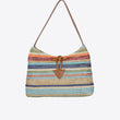 Load image into Gallery viewer, Multicolored Straw Shoulder Bag