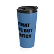 Load image into Gallery viewer, I PRETEND COFFEE HELPS... Stainless Steel Travel Mug - The Sweetest Tee