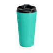 Load image into Gallery viewer, THIS MAY OR MAY NOT BE... Teal Stainless Steel Travel Mug - The Sweetest Tee