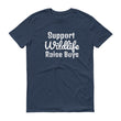 Load image into Gallery viewer, SUPPORT WILDLIFE RAISE BOYS Cotton Tee (10 colors) - The Sweetest Tee