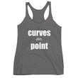 Load image into Gallery viewer, CURVES ON POINT Women's Racerback Tank (12 colors) - The Sweetest Tee