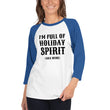 Load image into Gallery viewer, I'M FULL OF... 3/4 Sleeve Unisex Tee (6 colors) - The Sweetest Tee