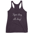 Load image into Gallery viewer, SPA DAY ALL DAY Women's Racerback Tank (12 colors) - The Sweetest Tee