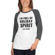 Load image into Gallery viewer, I'M FULL OF... 3/4 Sleeve Unisex Tee (6 colors) - The Sweetest Tee