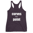 Load image into Gallery viewer, CURVES ON POINT Women's Racerback Tank (12 colors) - The Sweetest Tee