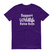 Load image into Gallery viewer, SUPPORT WILDLIFE RAISE BOYS Cotton Tee (10 colors) - The Sweetest Tee
