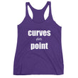 Load image into Gallery viewer, CURVES ON POINT Women's Racerback Tank (12 colors) - The Sweetest Tee