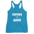 Load image into Gallery viewer, CURVES ON POINT Women's Racerback Tank (12 colors) - The Sweetest Tee