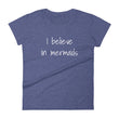 Load image into Gallery viewer, I BELIEVE IN MERMAIDS Jersey Tee (5 colors) - The Sweetest Tee