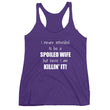 Load image into Gallery viewer, I NEVER INTENDED TO BE... Women's Racerback Tank (10 colors) - The Sweetest Tee