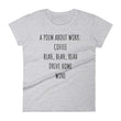 Load image into Gallery viewer, A POEM ABOUT WORK Ladies Tee (4 colors) - The Sweetest Tee