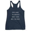 Load image into Gallery viewer, EXERCISE MAKES YOU LOOK BETTER NAKED... Racerback Tank (12 colors) - The Sweetest Tee