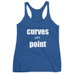 Load image into Gallery viewer, CURVES ON POINT Women's Racerback Tank (12 colors) - The Sweetest Tee