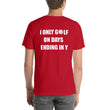 Load image into Gallery viewer, I ONLY GOLF Unisex Backprint Tee (12 colors) - The Sweetest Tee