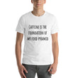 Load image into Gallery viewer, CAFFEINE IS THE FOUNDATION... Unisex Tee (12 colors) - The Sweetest Tee