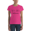 Load image into Gallery viewer, FAITH LOVE & KETONES Women's Tee (13 colors) - The Sweetest Tee