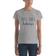 Load image into Gallery viewer, FAITH LOVE & KETONES Women's Tee (13 colors) - The Sweetest Tee