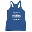 Load image into Gallery viewer, I NEVER INTENDED TO BE... Women's Racerback Tank (10 colors) - The Sweetest Tee