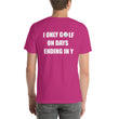 Load image into Gallery viewer, I ONLY GOLF Unisex Backprint Tee (12 colors) - The Sweetest Tee