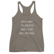 Load image into Gallery viewer, EXERCISE MAKES YOU LOOK BETTER NAKED... Racerback Tank (12 colors) - The Sweetest Tee