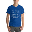 Load image into Gallery viewer, SINCE GIVING UP CARBS... Unisex Tee (12 colors) - The Sweetest Tee