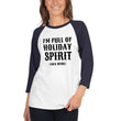 Load image into Gallery viewer, I'M FULL OF... 3/4 Sleeve Unisex Tee (6 colors) - The Sweetest Tee