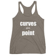 Load image into Gallery viewer, CURVES ON POINT Women's Racerback Tank (12 colors) - The Sweetest Tee