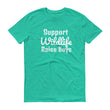 Load image into Gallery viewer, SUPPORT WILDLIFE RAISE BOYS Cotton Tee (10 colors) - The Sweetest Tee