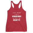 Load image into Gallery viewer, I NEVER INTENDED TO BE... Women's Racerback Tank (10 colors) - The Sweetest Tee
