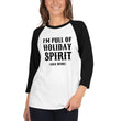 Load image into Gallery viewer, I'M FULL OF... 3/4 Sleeve Unisex Tee (6 colors) - The Sweetest Tee