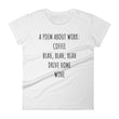 Load image into Gallery viewer, A POEM ABOUT WORK Ladies Tee (4 colors) - The Sweetest Tee