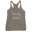 Load image into Gallery viewer, SPA DAY ALL DAY Women's Racerback Tank (12 colors) - The Sweetest Tee