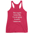 Load image into Gallery viewer, NOT GOING TO WORK... Raceback Tank (10 colors) - The Sweetest Tee