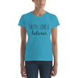 Load image into Gallery viewer, FAITH LOVE & KETONES Women's Tee (13 colors) - The Sweetest Tee