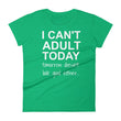 Load image into Gallery viewer, I CAN'T ADULT TODAY... Cotton Tee (7 colors) - The Sweetest Tee