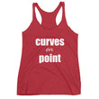 Load image into Gallery viewer, CURVES ON POINT Women's Racerback Tank (12 colors) - The Sweetest Tee