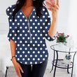 Load image into Gallery viewer, Casual V Neck Front Zipper Blouse (10 colors) - The Sweetest Tee
